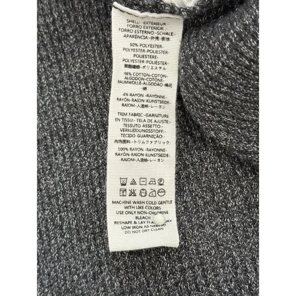 Free People Grey Blossom Thermal Top Boho Womens Size M - Picture 8 of 8